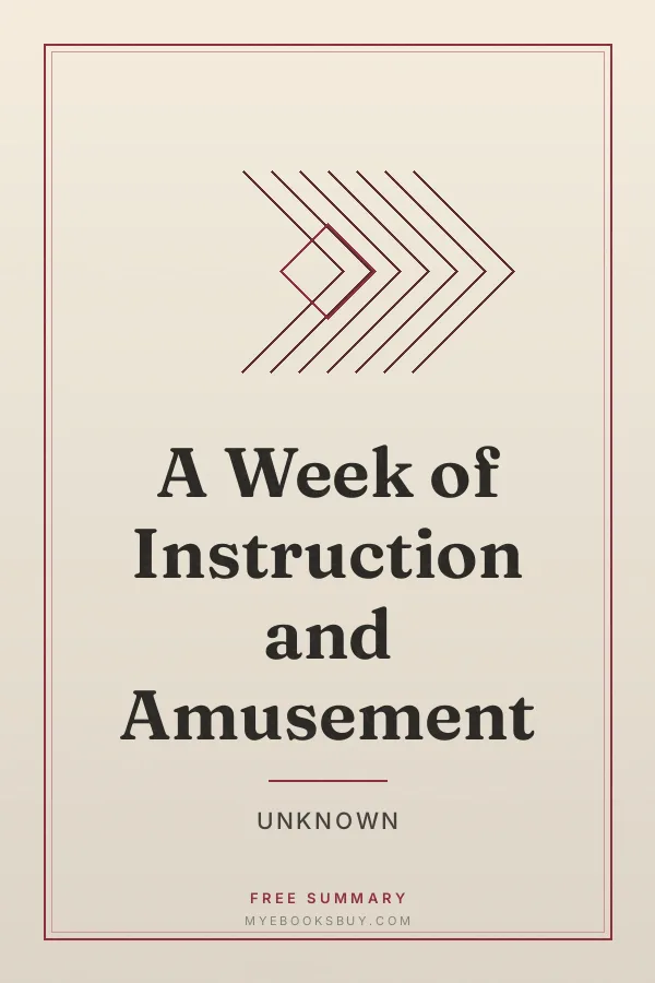Cover of A Week of Instruction and Amusement