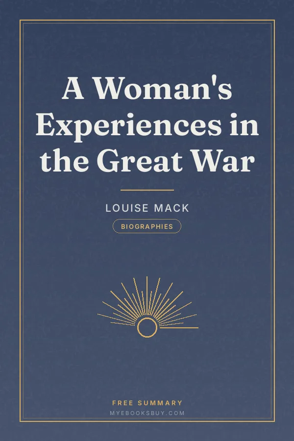 Cover of A Woman's Experiences in the Great War