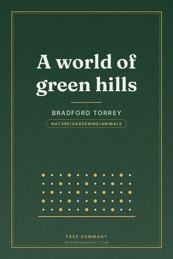 Cover of A world of green hills
