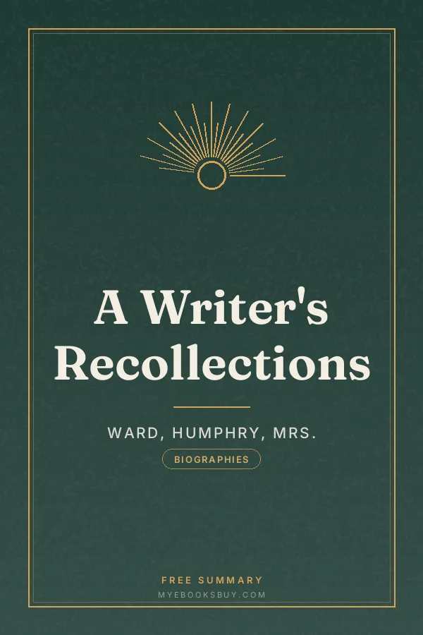 Cover of A Writer's Recollections