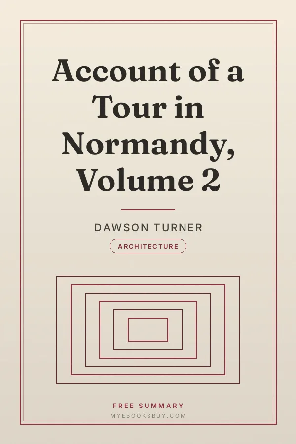 Cover of Account of a Tour in Normandy, Volume 2
