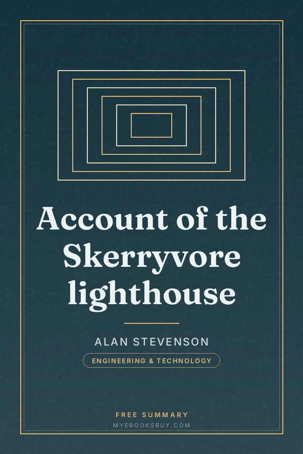 Cover of Account of the Skerryvore lighthouse