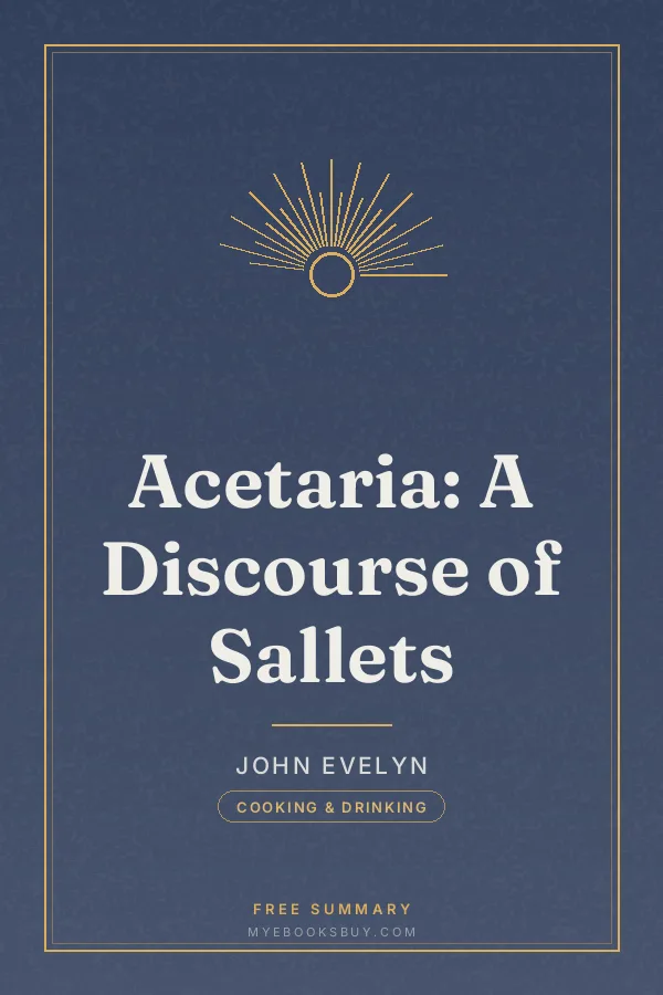 Cover of Acetaria: A Discourse of Sallets