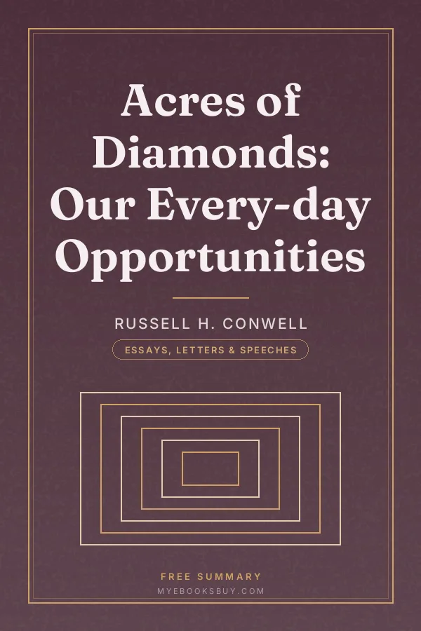 Cover of Acres of Diamonds: Our Every-day Opportunities