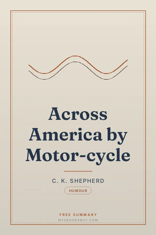 Cover of Across America by Motor-cycle