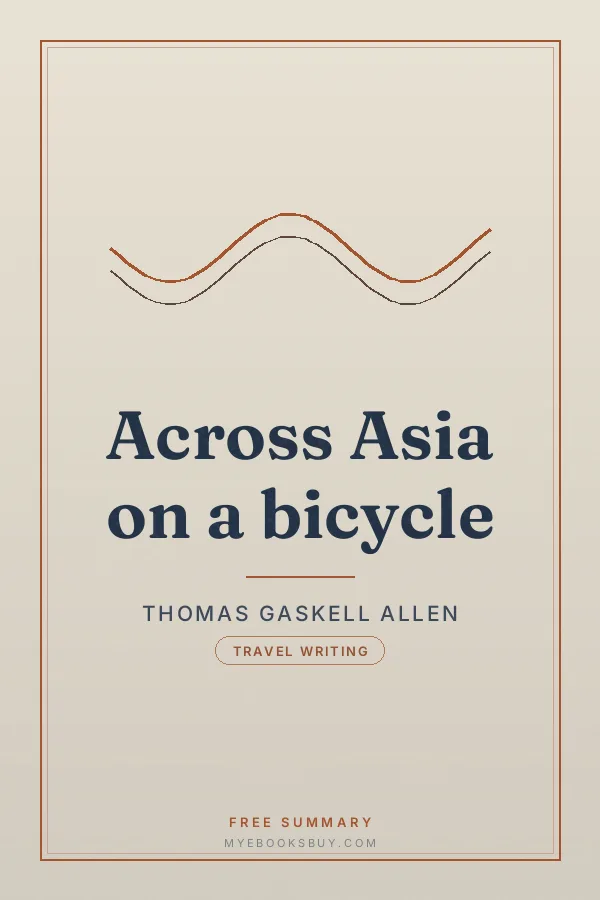 Cover of Across Asia on a bicycle