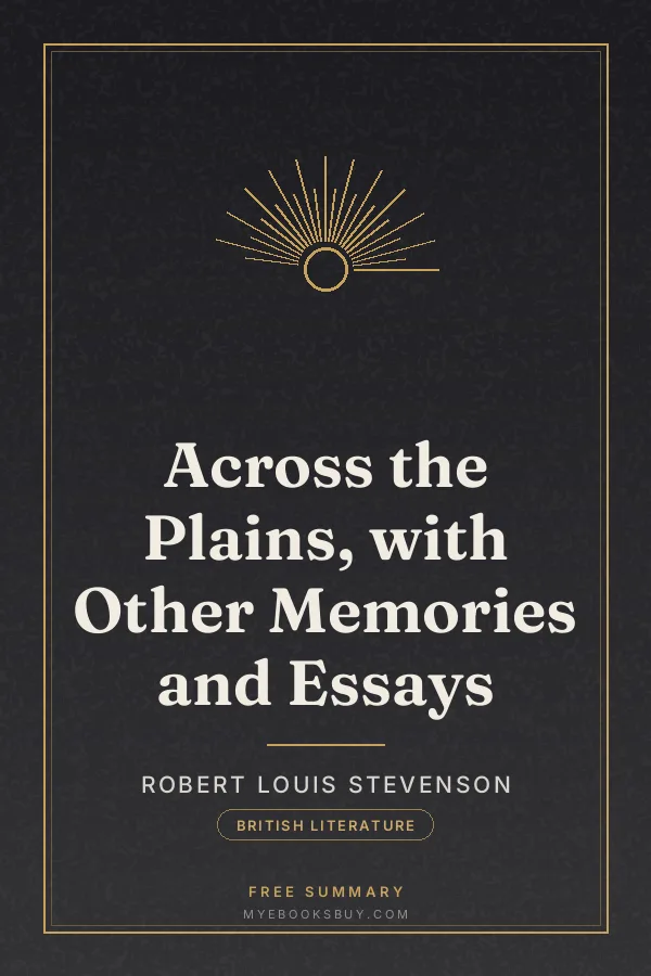 Cover of Across the Plains, with Other Memories and Essays