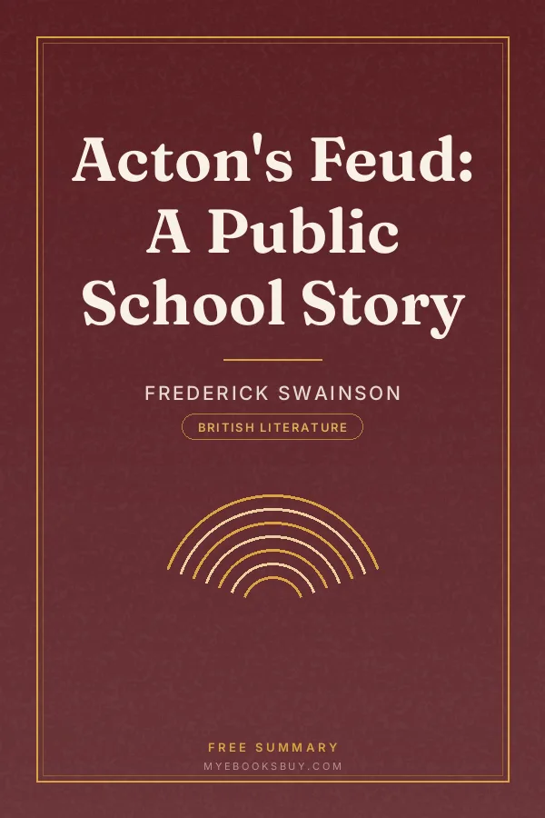 Cover of Acton's Feud: A Public School Story