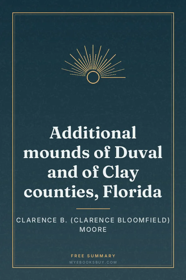 Cover of Additional mounds of Duval and of Clay counties, Florida