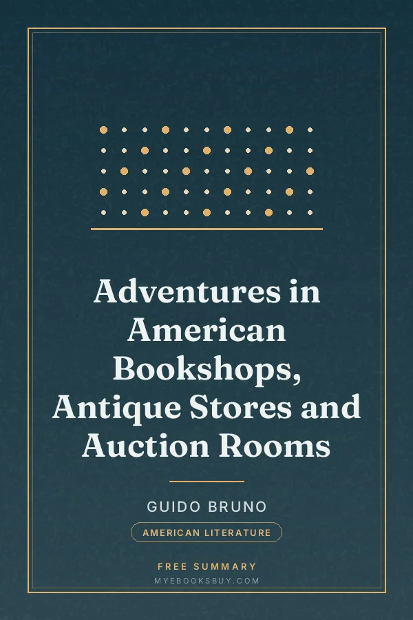 Cover of Adventures in American Bookshops, Antique Stores and Auction Rooms