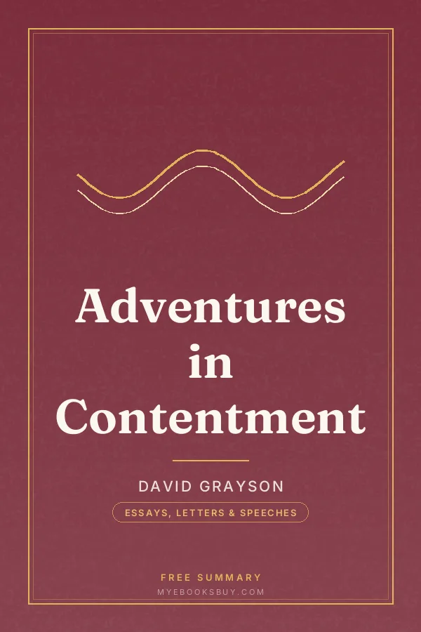 Cover of Adventures in Contentment