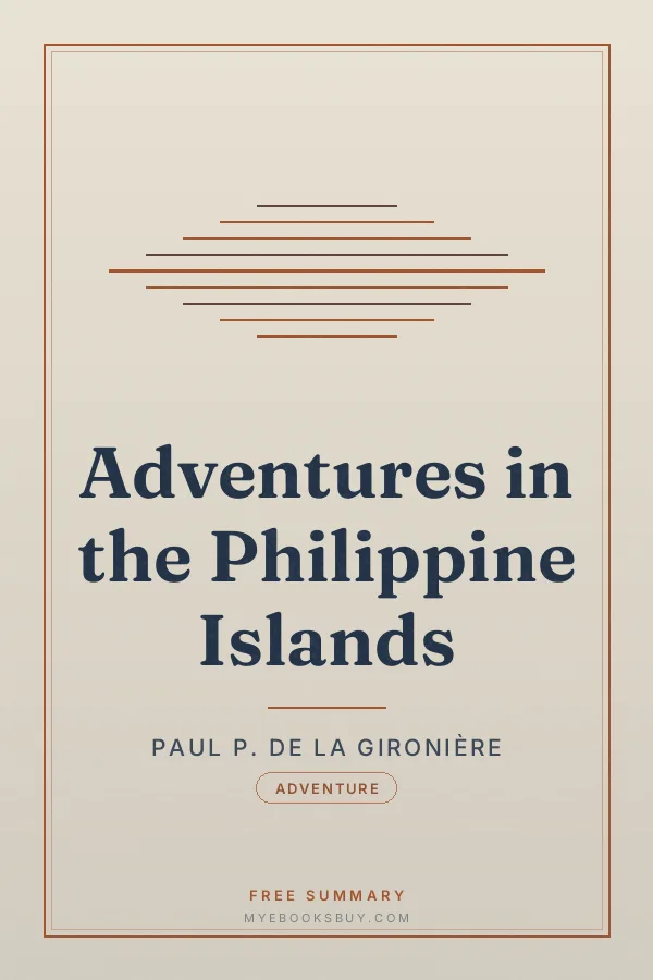 Cover of Adventures in the Philippine Islands