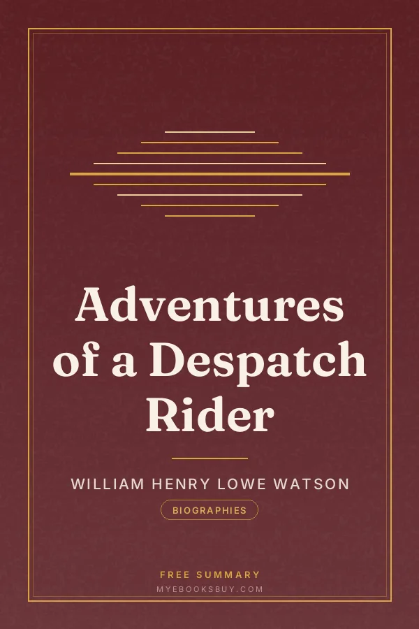 Cover of Adventures of a Despatch Rider
