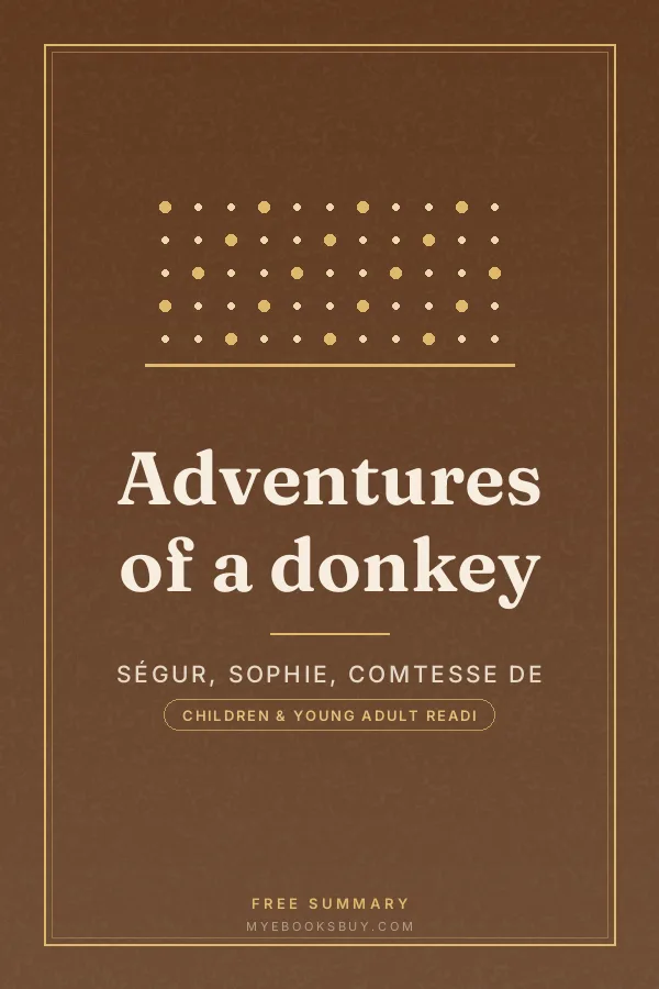 Cover of Adventures of a donkey