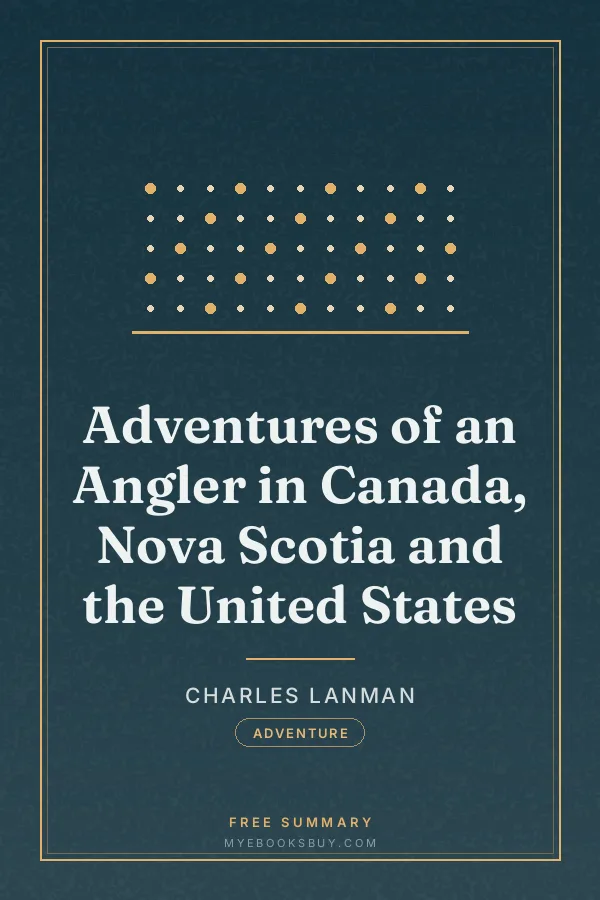 Cover of Adventures of an Angler in Canada, Nova Scotia and the United States