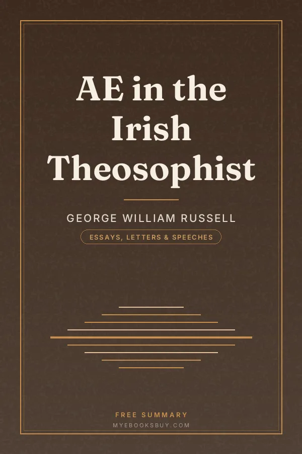 Cover of AE in the Irish Theosophist