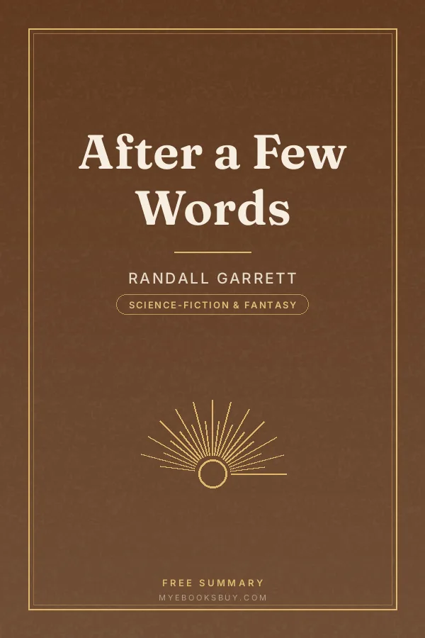 Cover of After a Few Words