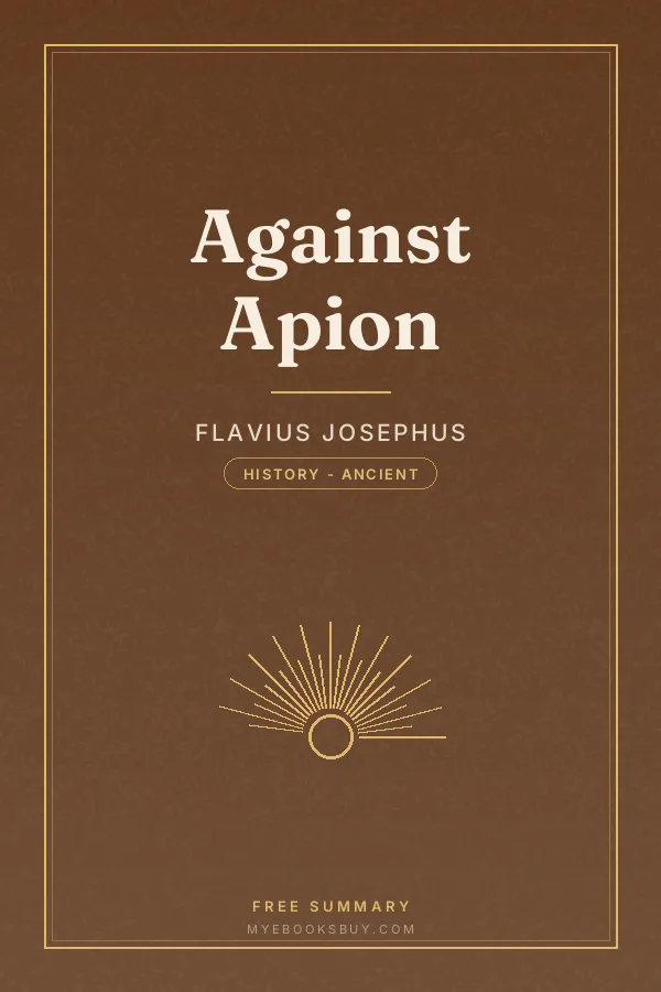 Cover of Against Apion