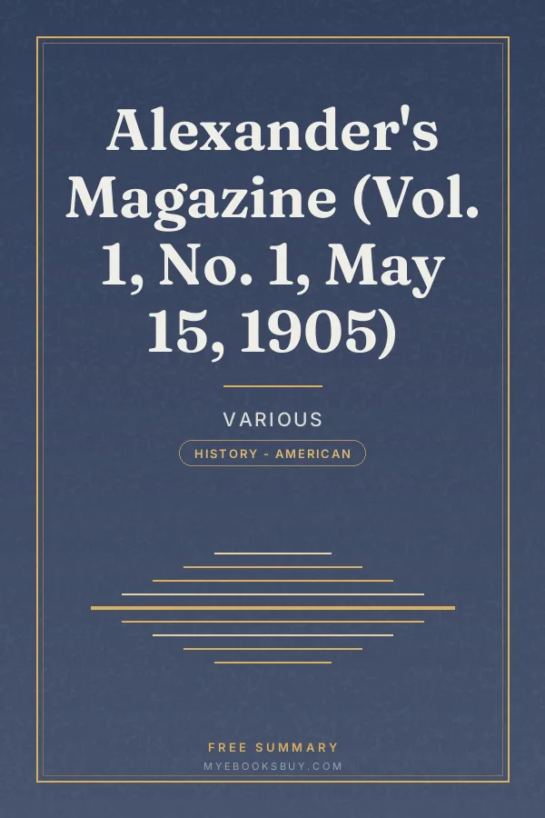 Cover of Alexander's Magazine (Vol. 1, No. 1, May 15, 1905)