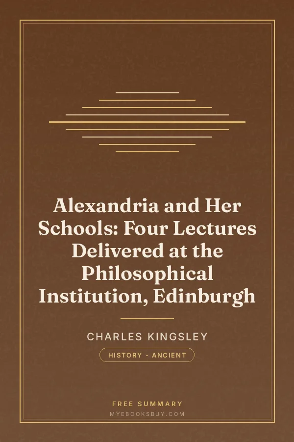 Cover of Alexandria and Her Schools: Four Lectures Delivered at the Philosophical Institution, Edinburgh