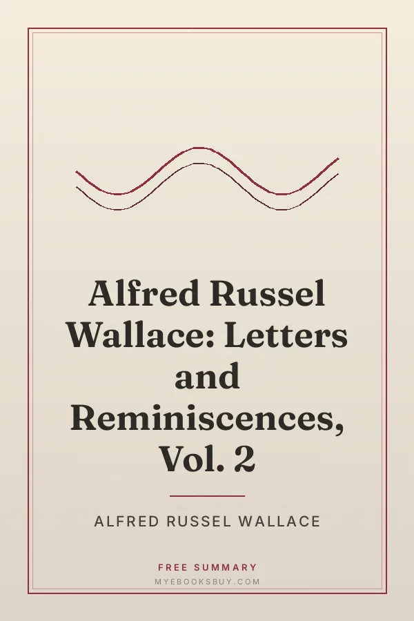 Cover of Alfred Russel Wallace: Letters and Reminiscences, Vol. 2