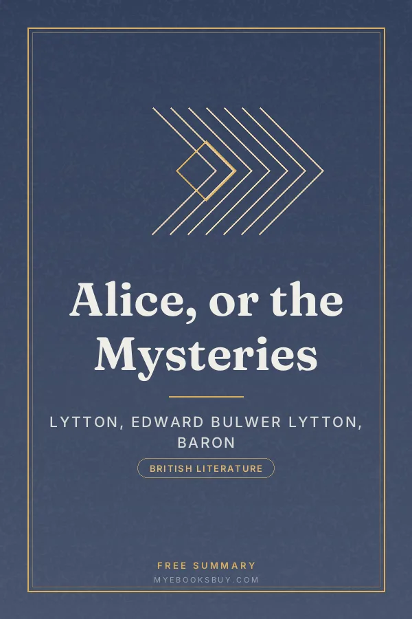 Cover of Alice, or the Mysteries