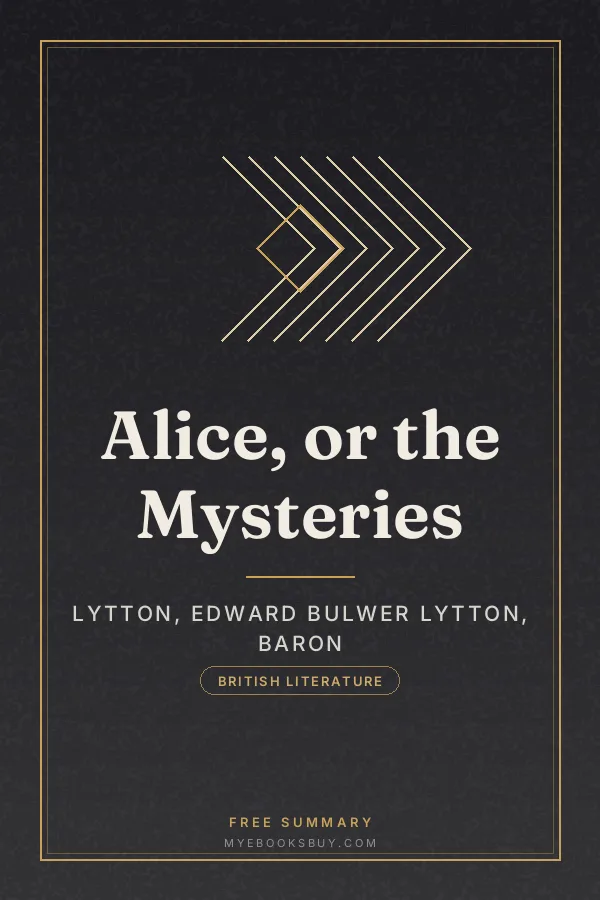 Cover of Alice, or the Mysteries