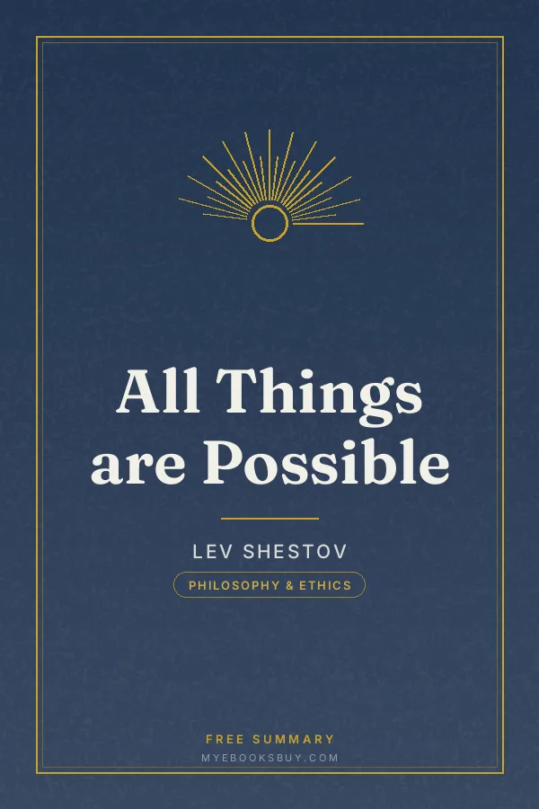 Cover of All Things are Possible