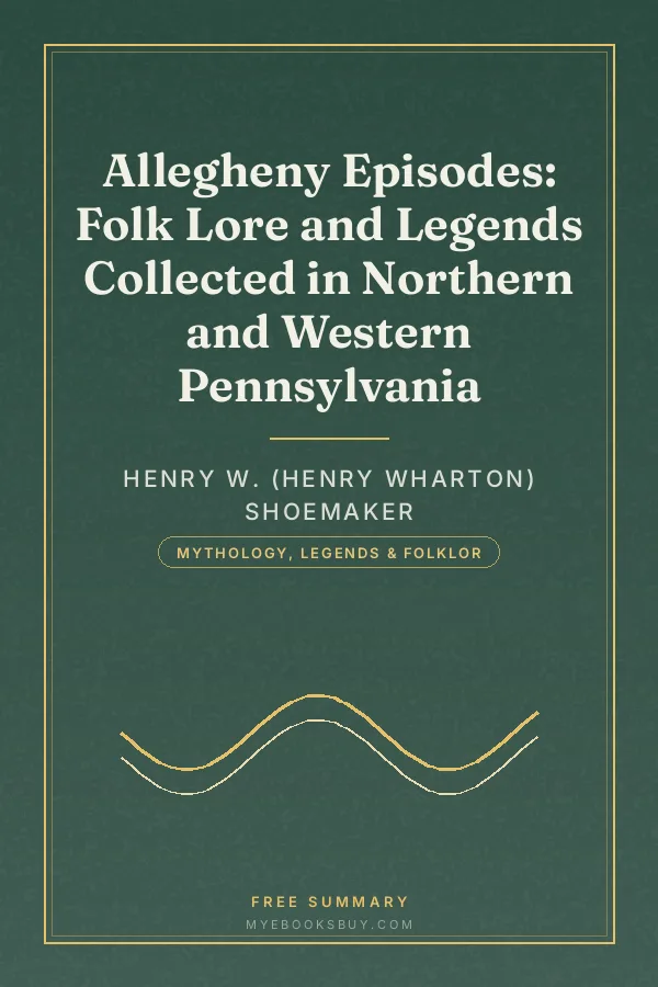 Cover of Allegheny Episodes: Folk Lore and Legends Collected in Northern and Western Pennsylvania