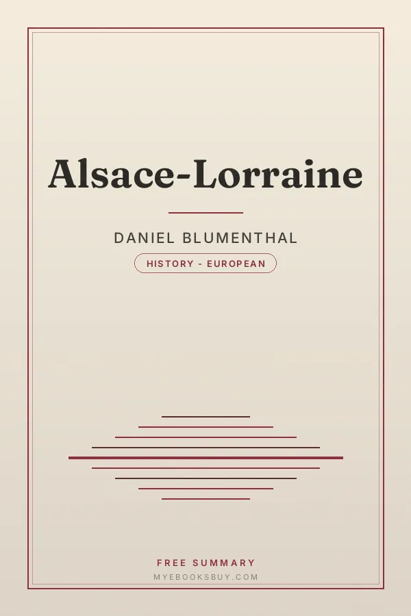 Cover of Alsace-Lorraine