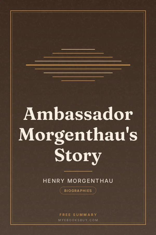 Cover of Ambassador Morgenthau's Story