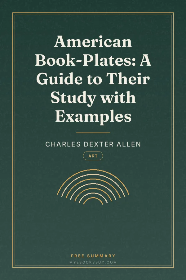 Cover of American Book-Plates: A Guide to Their Study with Examples