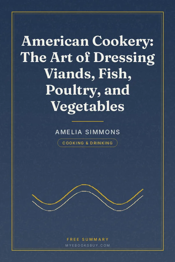 Cover of American Cookery: The Art of Dressing Viands, Fish, Poultry, and Vegetables