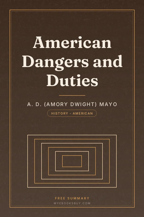 Cover of American Dangers and Duties