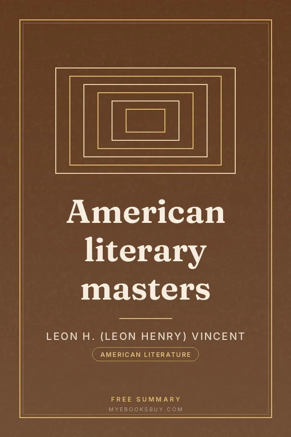 Cover of American literary masters