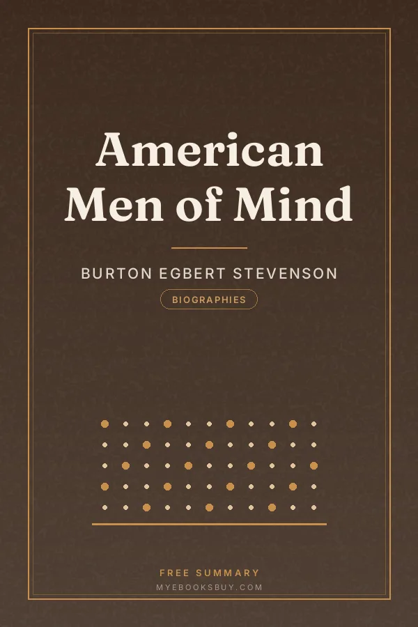 Cover of American Men of Mind
