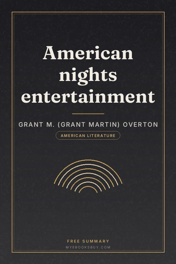 Cover of American nights entertainment