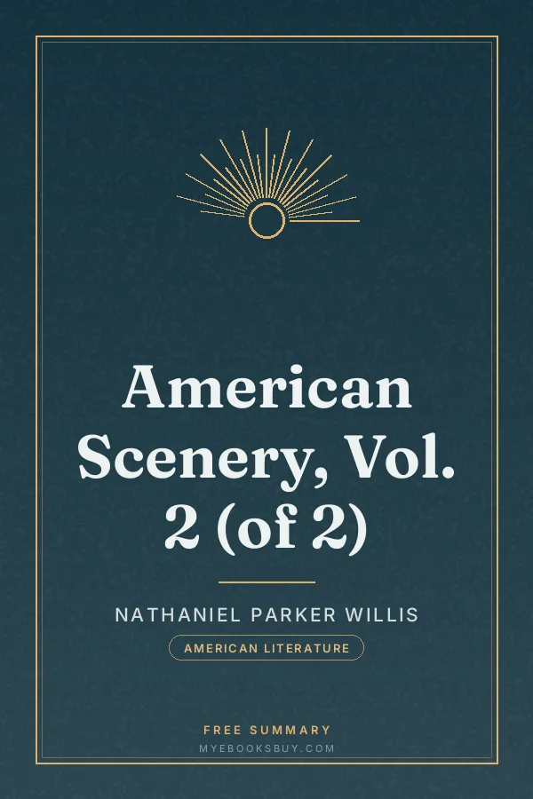 Cover of American Scenery, Vol. 2 (of 2)