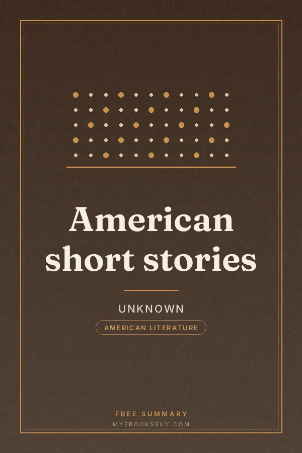 Cover of American short stories