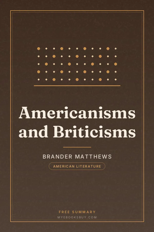 Cover of Americanisms and Briticisms