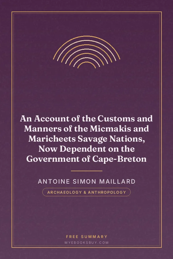 Cover of An Account of the Customs and Manners of the Micmakis and Maricheets Savage Nations, Now Dependent on the Government of Cape-Breton