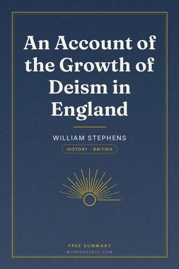 Cover of An Account of the Growth of Deism in England
