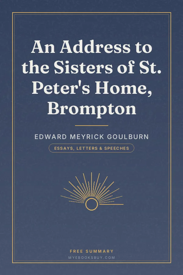 Cover of An Address to the Sisters of St. Peter's Home, Brompton