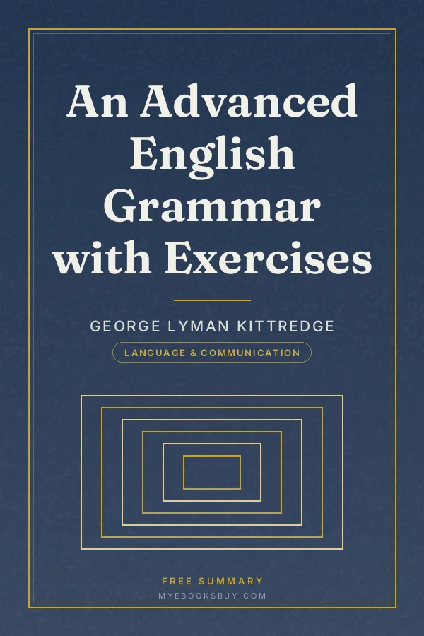 Cover of An Advanced English Grammar with Exercises