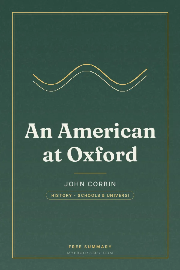 Cover of An American at Oxford