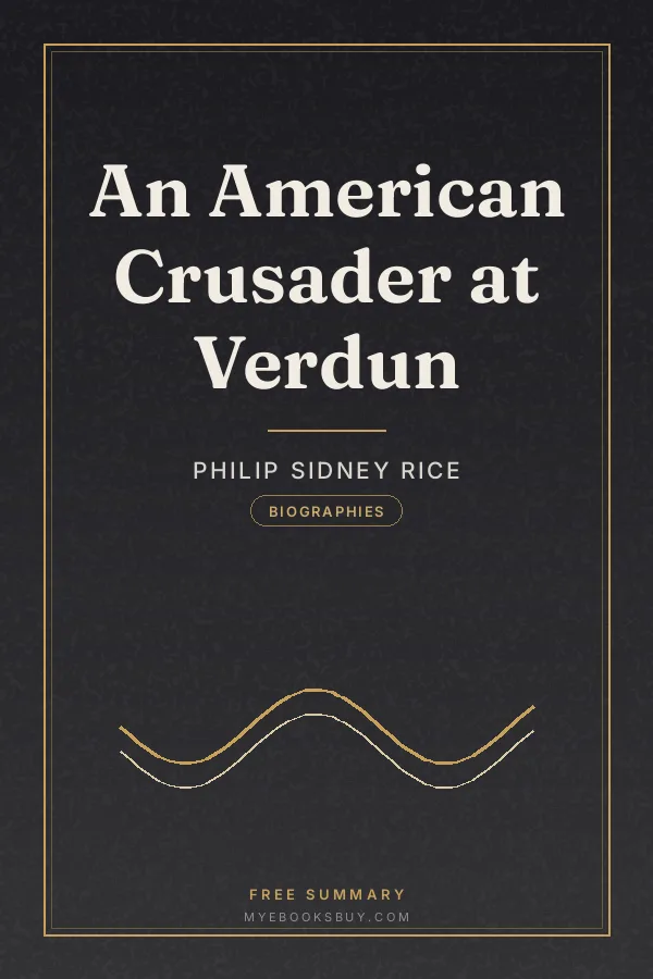 Cover of An American Crusader at Verdun