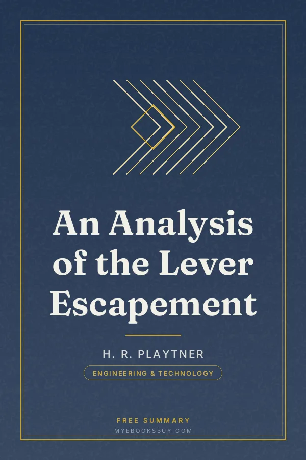 Cover of An Analysis of the Lever Escapement