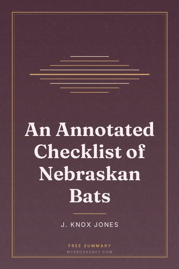 Cover of An Annotated Checklist of Nebraskan Bats