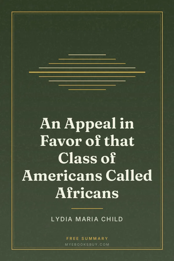 Cover of An Appeal in Favor of that Class of Americans Called Africans