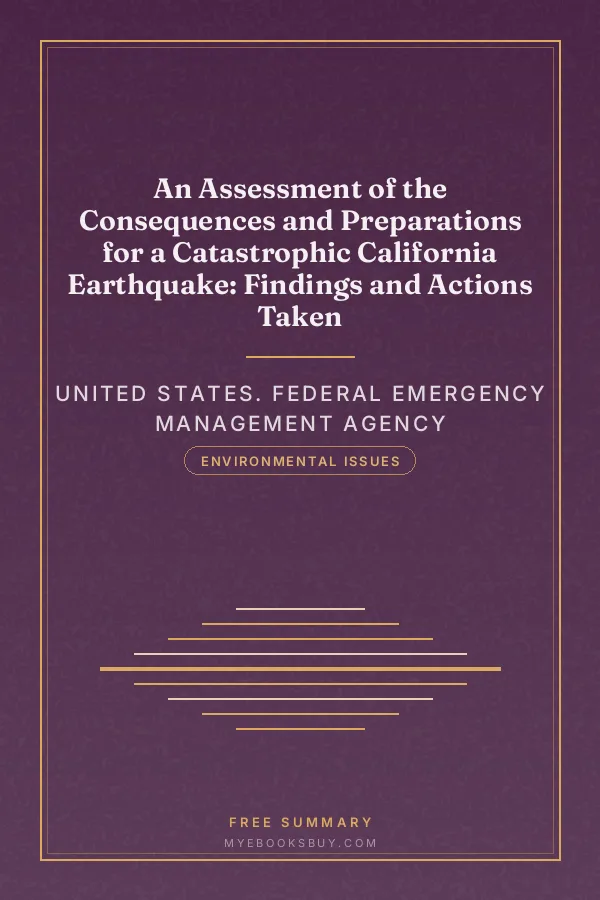 Cover of An Assessment of the Consequences and Preparations for a Catastrophic California Earthquake: Findings and Actions Taken